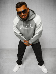 Hanorac gri OZONEE O/SWE23027Z