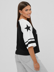 Tricou femei negri OZONEE JS/R62493