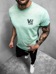 Tricou bărbați verde-mentă OZONEE JS/SS11123Z