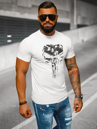 Tricou bărbați alb OZONEE NB/MT3045