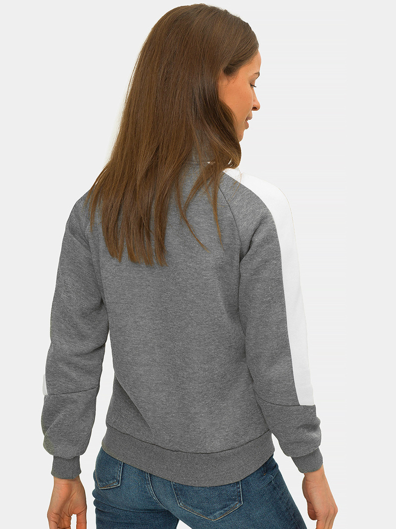 Hanorac femei antracit OZONEE JS/B26038