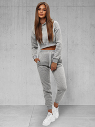 Trening dama doua piese gri OZONEE JS/8C67/2Z