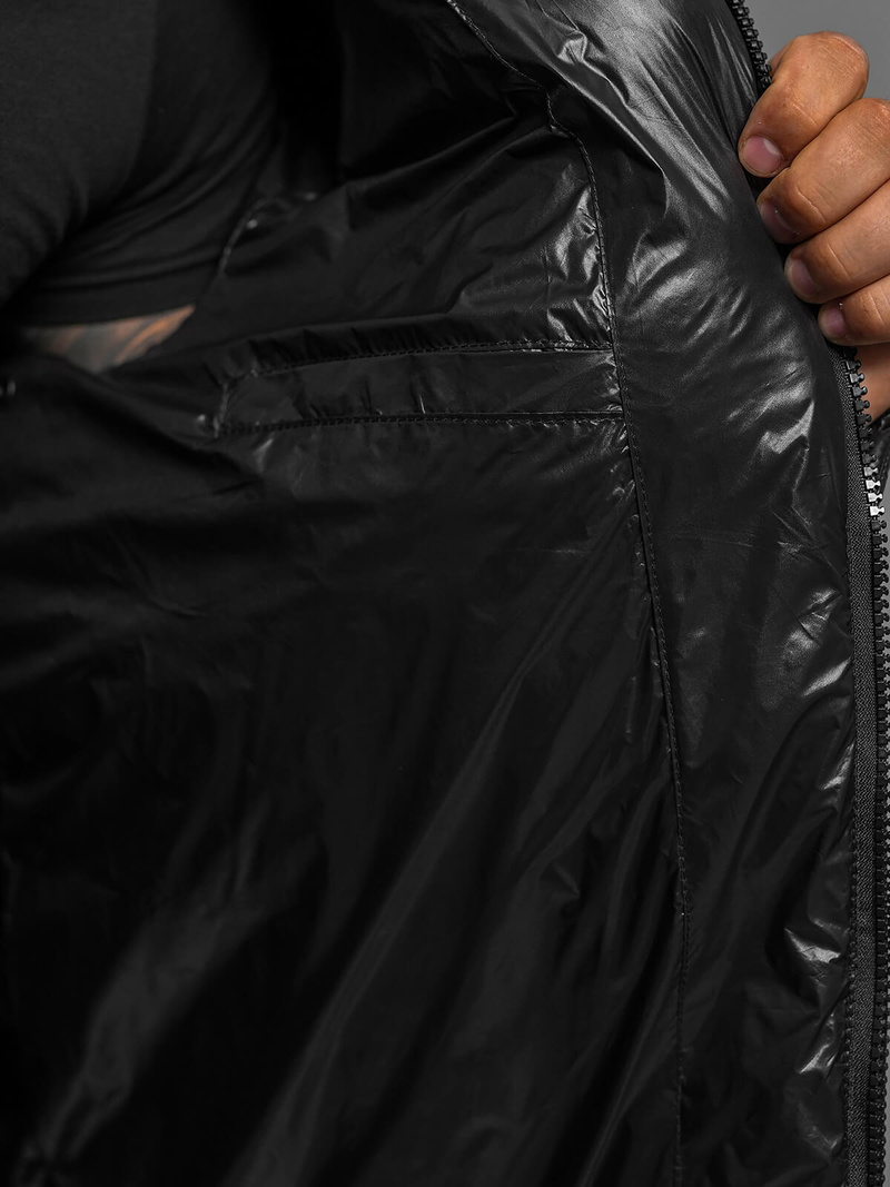 Geacă de iarnă bărbați negru OZONEE O/M3205Z