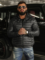 Geacă bărbați neagră OZONEE JS/16M9328/392BZ