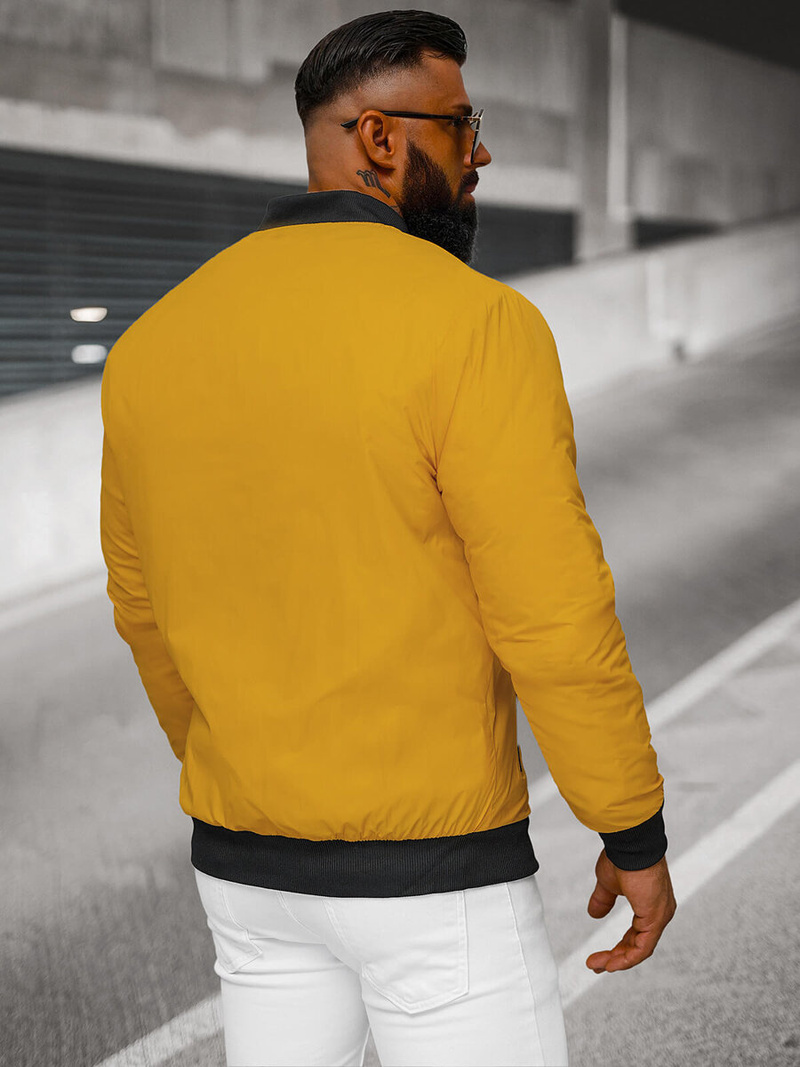 Jachetă bărbați camel OZONEE JS/AK95Z