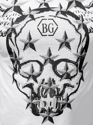 Tricou bărbați alb OZONEE NB/MT3053Z