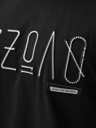 Tricou bărbați negru OZONEE O/QQ1185