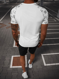 Compleu sport bărbaţi alb-negru OZONEE O/HM760