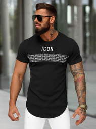 Tricou bărbați negru OZONEE O/B1215