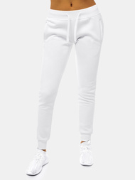 Pantaloni de training femei albi OZONEE JS/CK01