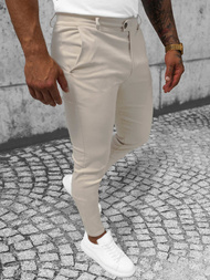 Pantaloni Chino Bărbaţi Bej OZONEE O/P4049