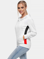 Hanorac femei albă OZONEE JS/JK88123/1Z