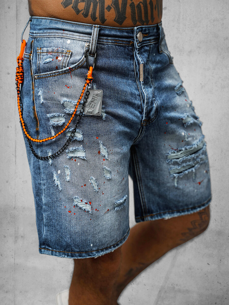 Pantaloni scurti bărbați albaștri OZONEE O/VIP/2412