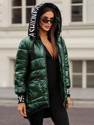 Geacă de femei verde OZONEE JS/5M3188/238Z