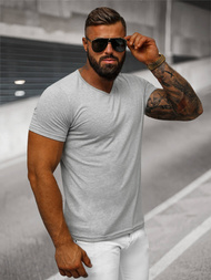 Tricou bărbați gri OZONEE JS/712007Z