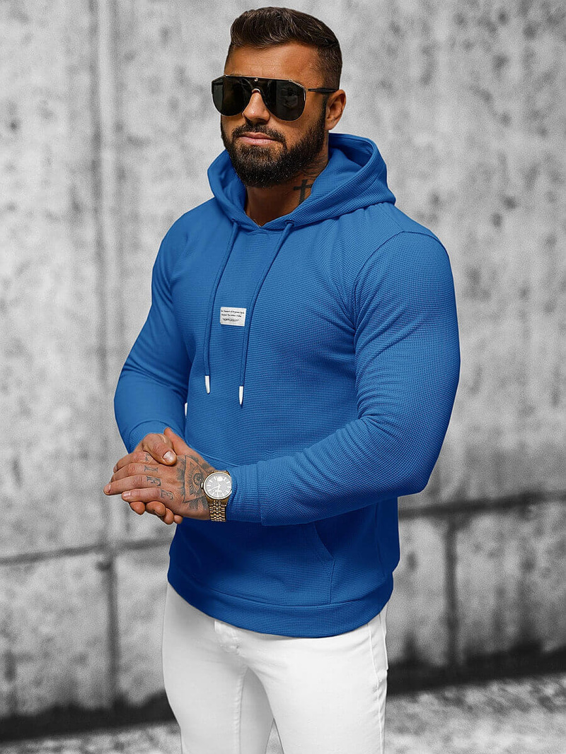 Hanorac bărbați albastru OZONEE O/TB2216