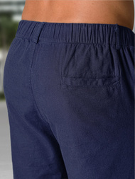 Pantaloni scurti chino bărbați albastru marin OZONEE TMK/DC809/3Z