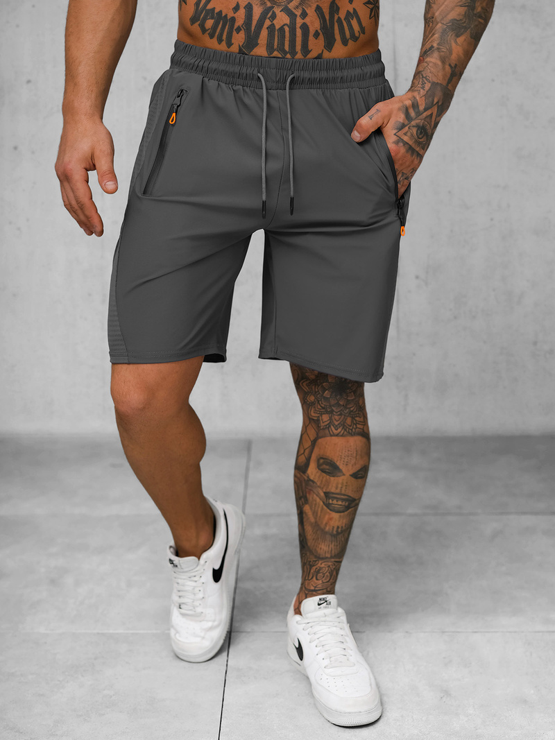 Pantaloni scurți sport pentru bărbați antracit OZONEE JS/12K1803/5
