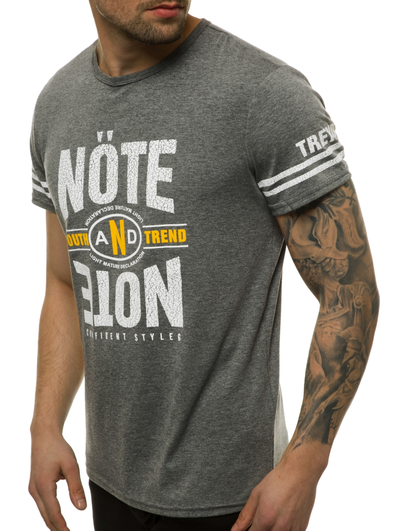 Tricou bărbați antracit OZONEE JS/SS10968