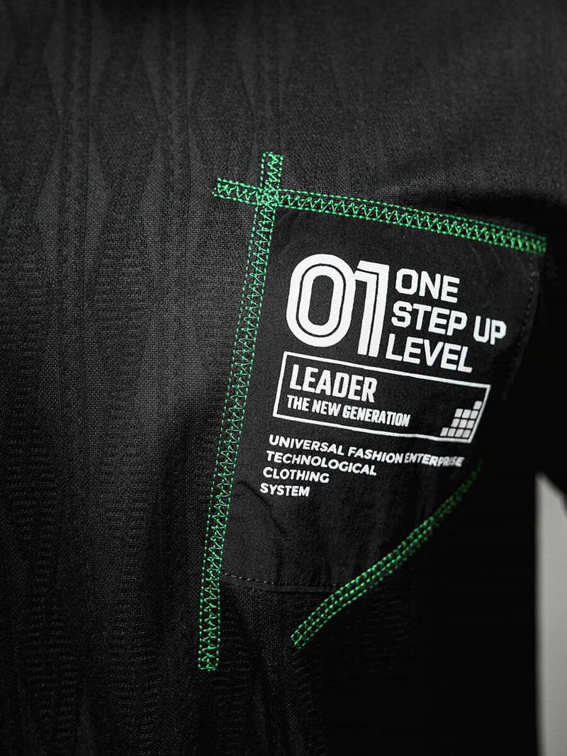 Tricou bărbați negru OZONEE O/3C333