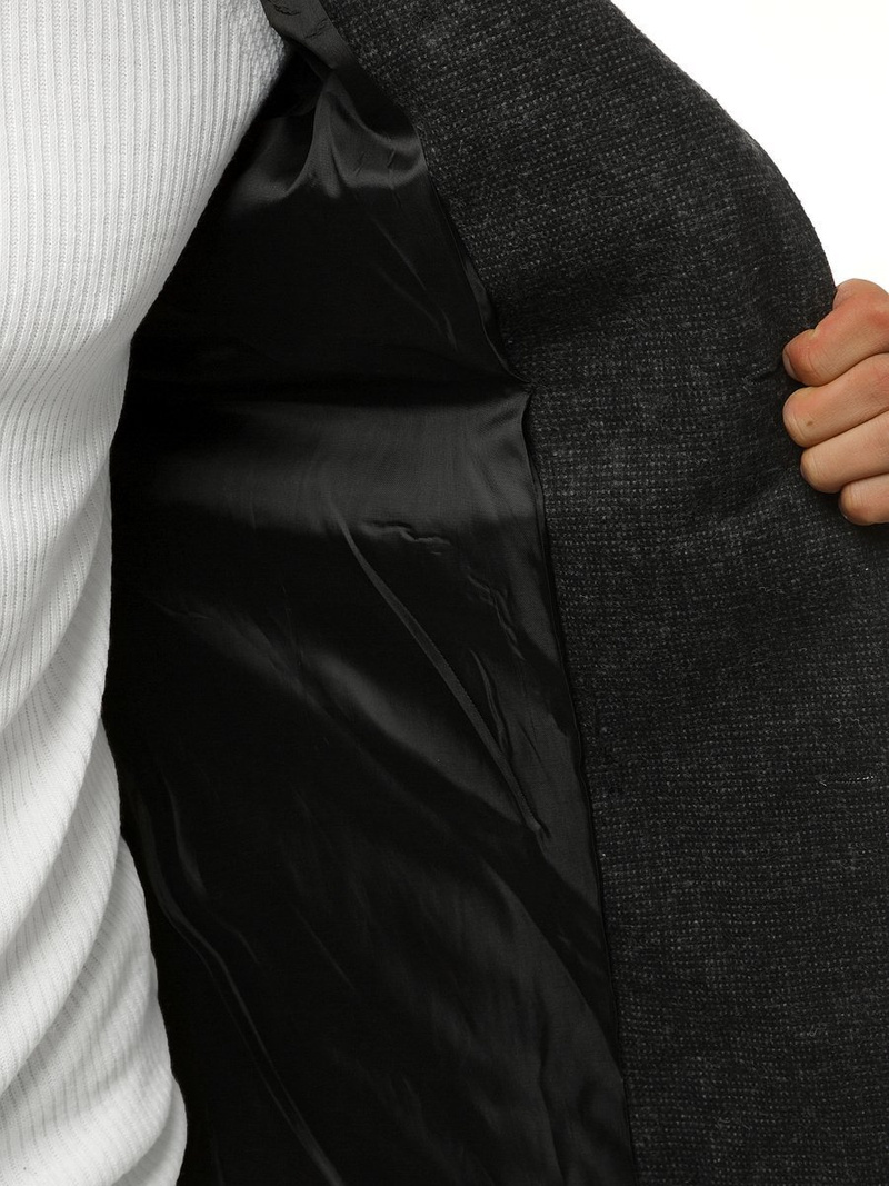 Palton bărbați grafit întunecat OZONEE O/5627