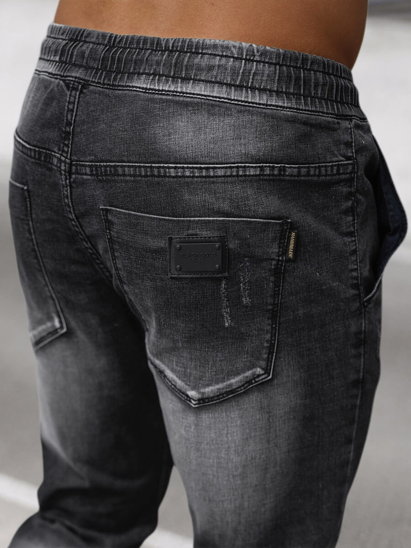 Pantaloni jogger bărbați negri OZONEE NB/MP0135N