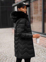 Geacă de femei neagra OZONEE JS/16M9121/392Z