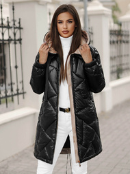 Geacă de femei neagra OZONEE JS/5M3189/392Z