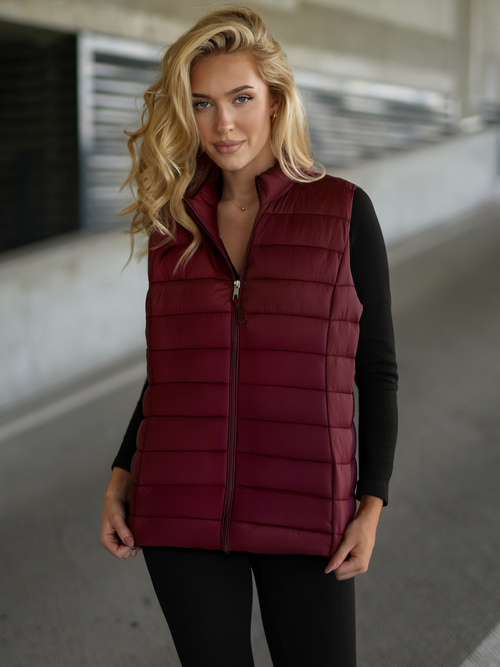 Vestă femei bordo OZONEE JS/11Z8223