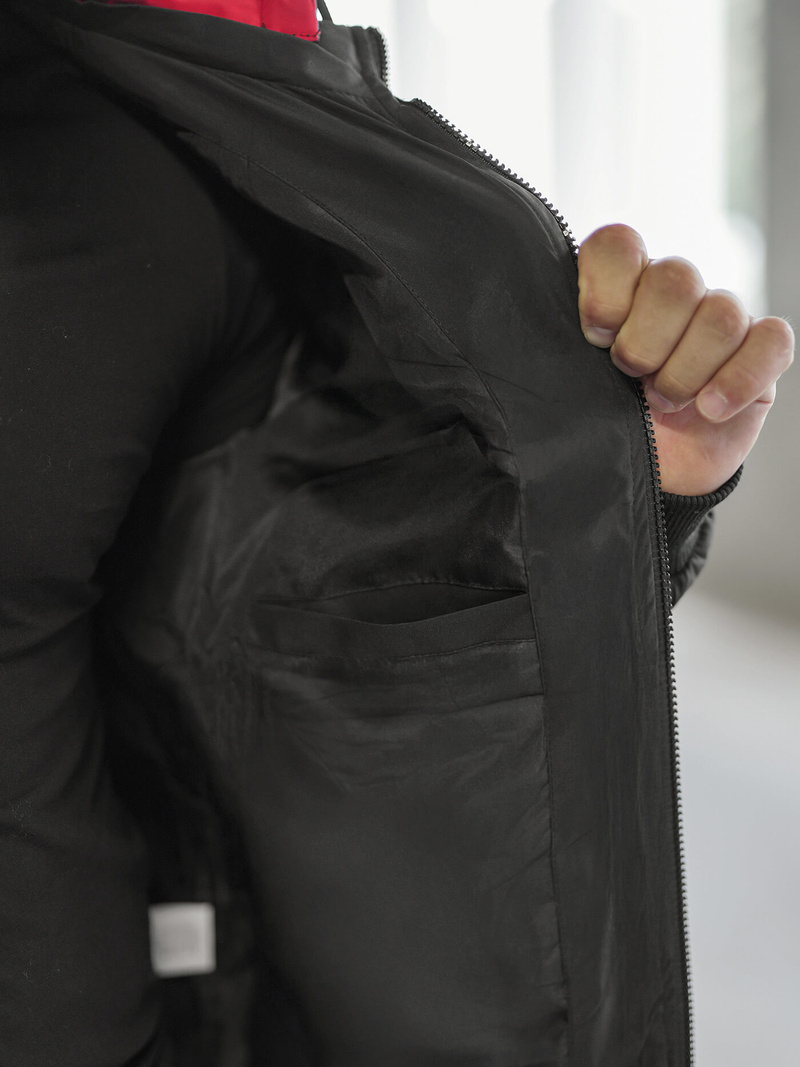 Geacă bărbați neagră OZONEE JS/31M5003Z