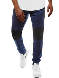 Pantaloni de trening bărbaţi albastru marin OZONEE JS/JZ11015