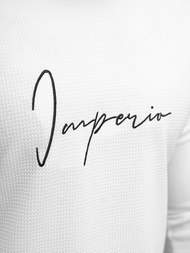 Bluză bărbați albă OZONEE O/D7197Z