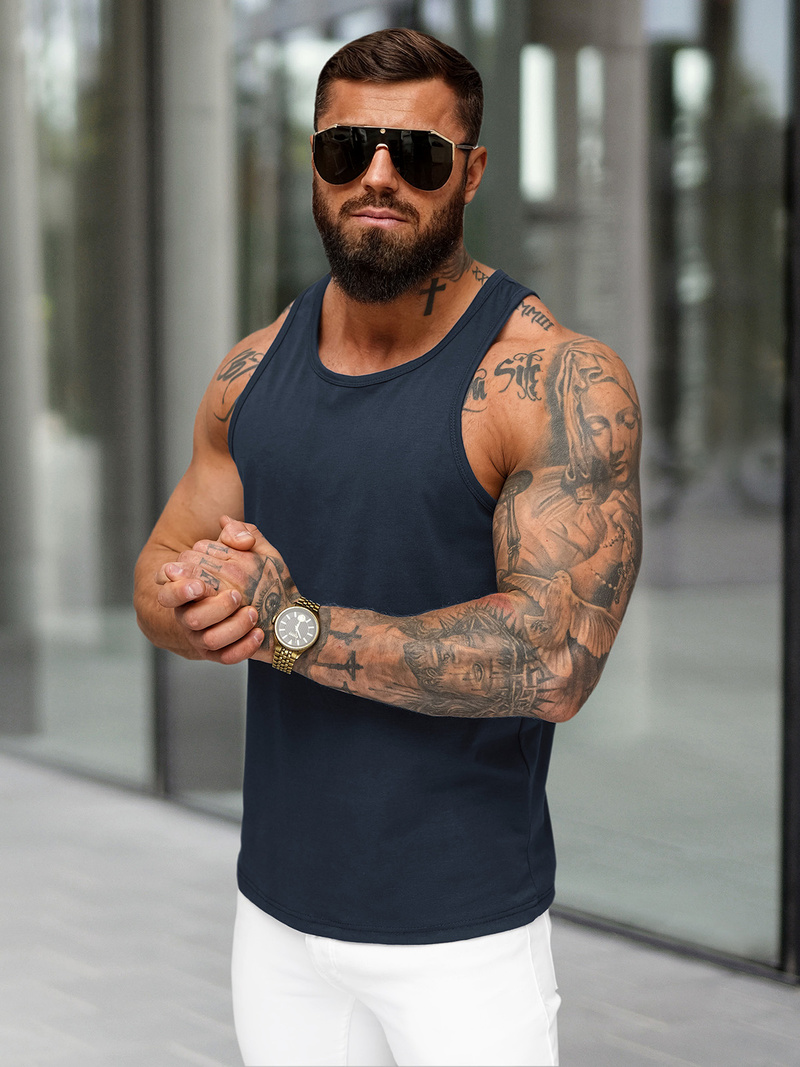 Maiou bărbați bleumarin OZONEE JS/99002Z