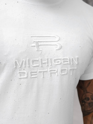 Tricou bărbați alb OZONEE O/QQ1389