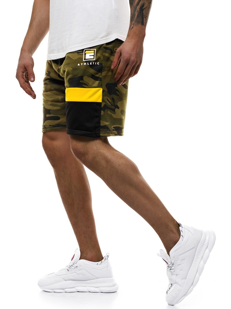 Pantaloni scurti bărbați verde OZONEE JS/KK300160