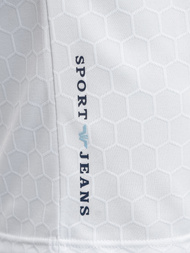 Tricou polo bărbați alb OZONEE O/QQ922