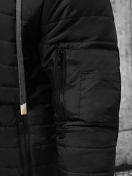 Jachetă bărbați neagră OZONEE JS/8M985/392