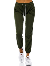 Pantaloni de training femei kaki OZONEE JS/1020/B7