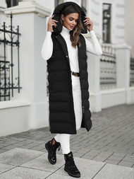 Vestă femei neagră OZONEE JS/5M3157/392Z