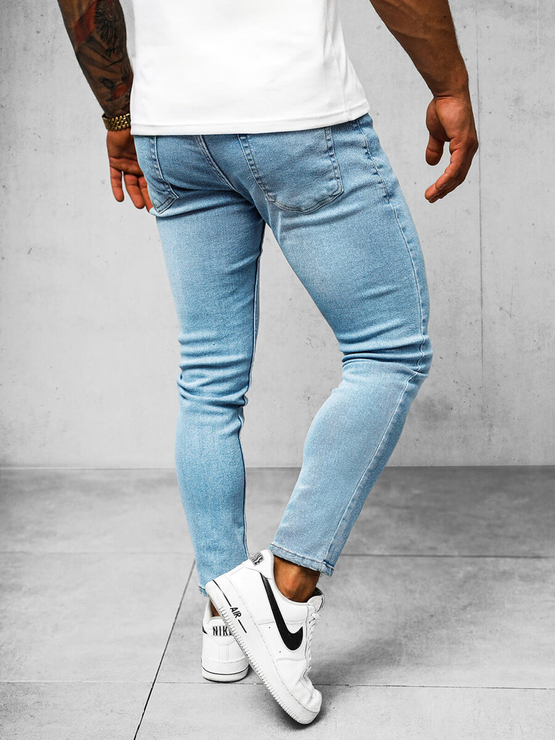 Blugi bărbaţi albaștri OZONEE O/2335