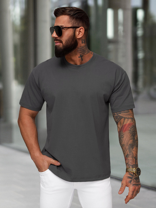 Tricou bărbați antracit OZONEE JS/67T1298/5
