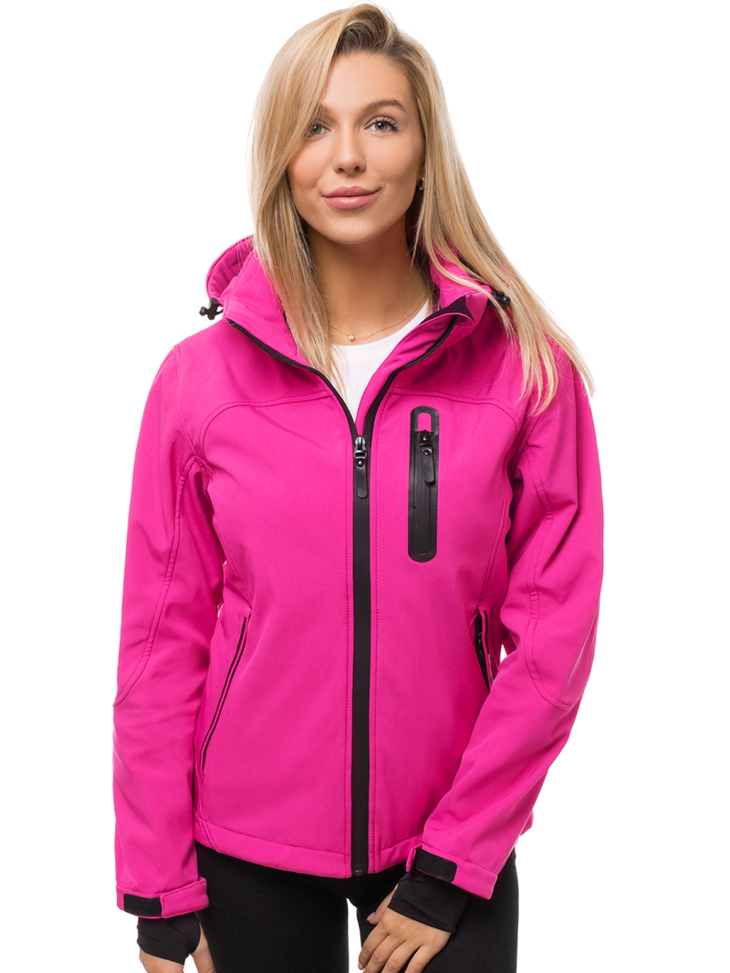 Jachetă de femei SOFTSHELL roz OZONEE N/4849