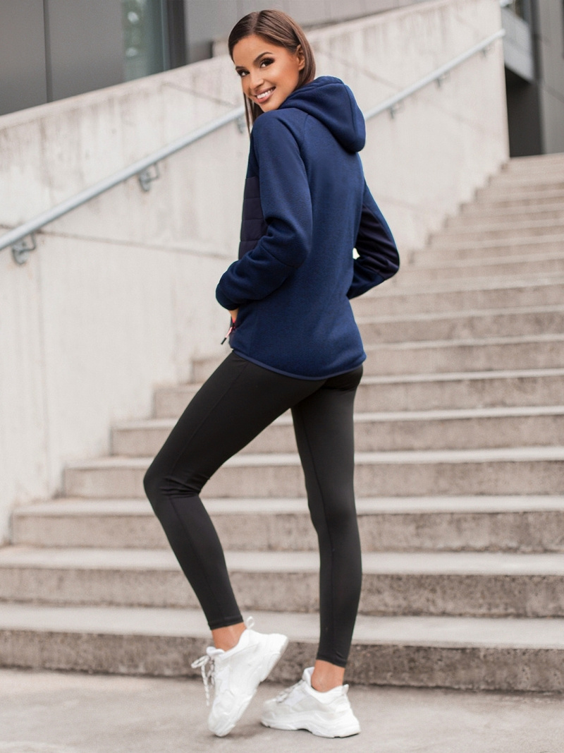 Jachetă femei albastru marin OZONEE JS/KSW4002Z