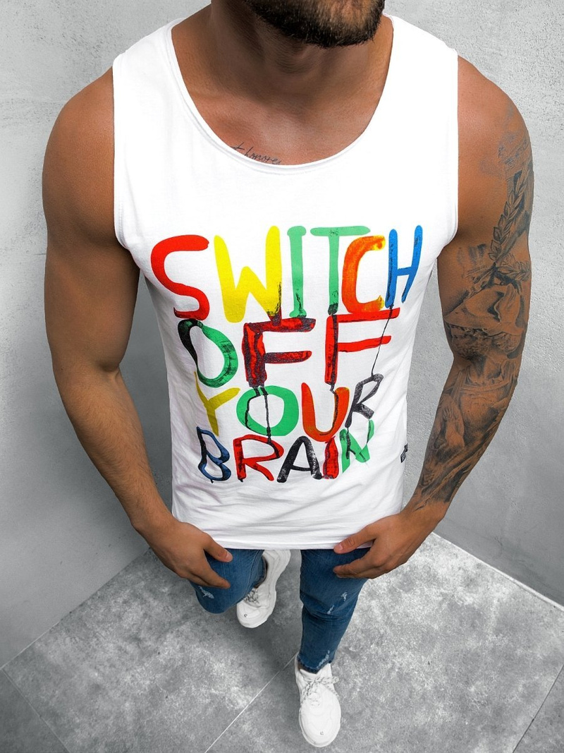 Maiou bărbați alb OZONEE O/1257Z