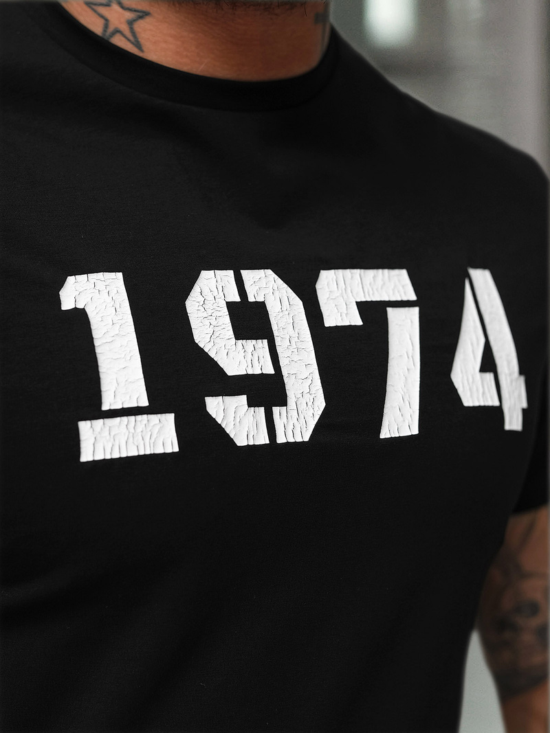 Tricou bărbați negru OZONEE NB/MT3130