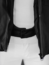 Geacă bărbați neagră-gri OZONEE JS/91M9903/92