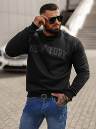 Hanorac bărbați negru OZONEE JS/8B1362/3