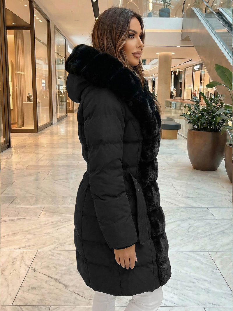 Geacă de femei neagra OZONEE JS/5M3158/392Z