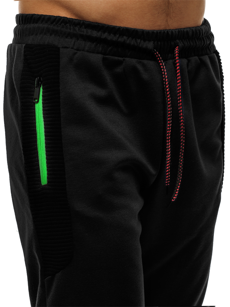 Pantaloni de trening bărbaţi negri OZONEE JS/JZ11020