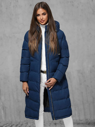 Geacă de femei albastru marin OZONEE JS/M736/215